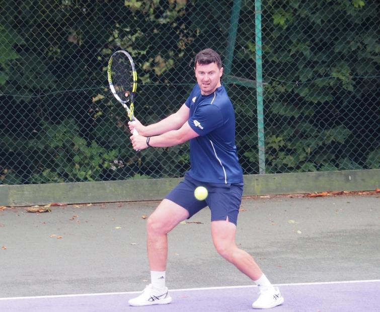 Tom Richards - won Mens Singles for third time